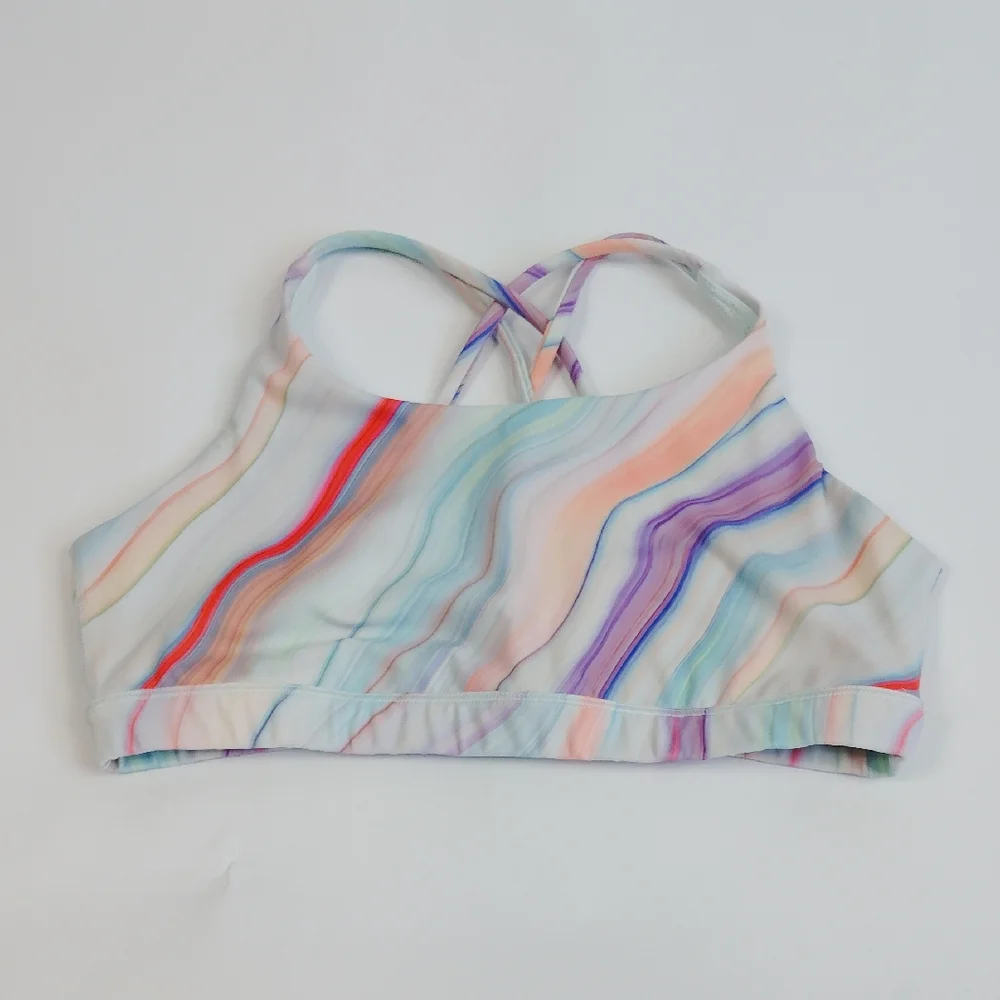 Athleta Girl Printed Upbeat Bra 2.0